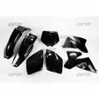 UFO Plastkit 5-delar Svart KTM SX 125-52 - Plastkit - D33734 - 1