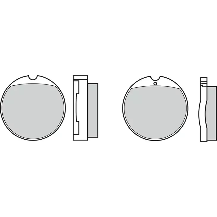 Brembo Bromsbelägg Carbon Ceramic - Bromsbelägg - D6064 - 1