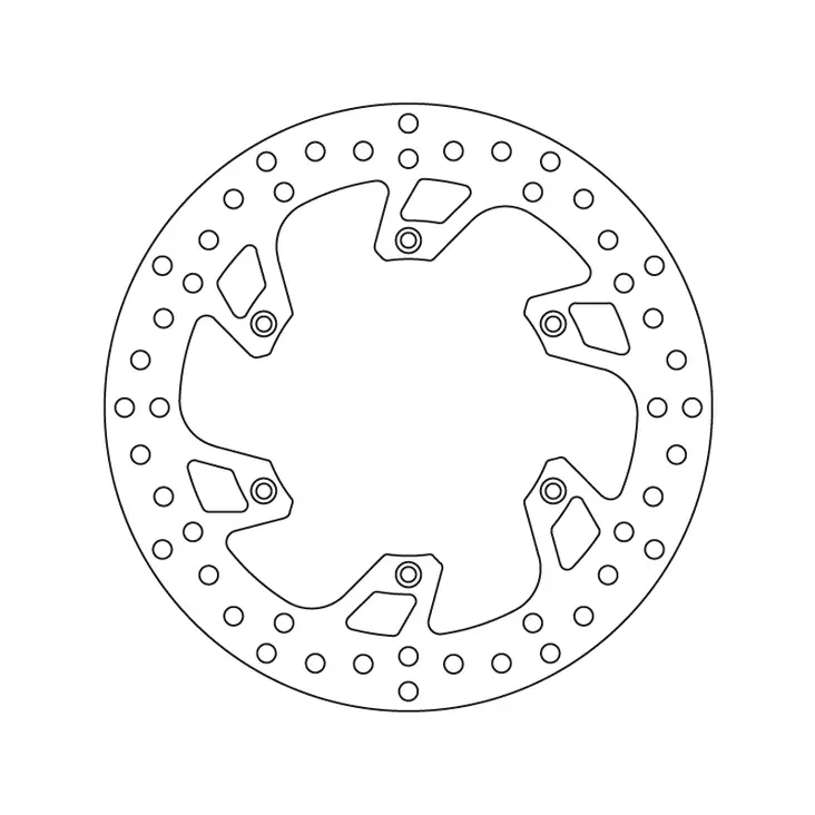 Brembo Serie Oro bromsskiva - Bromsskivor - D6284 - 1