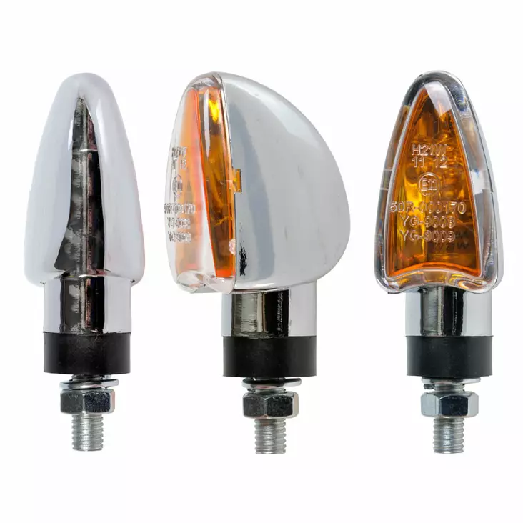 Forte Blinkers, Mini Laser, Krom, E-märk - Blinkers - D459874 - 1
