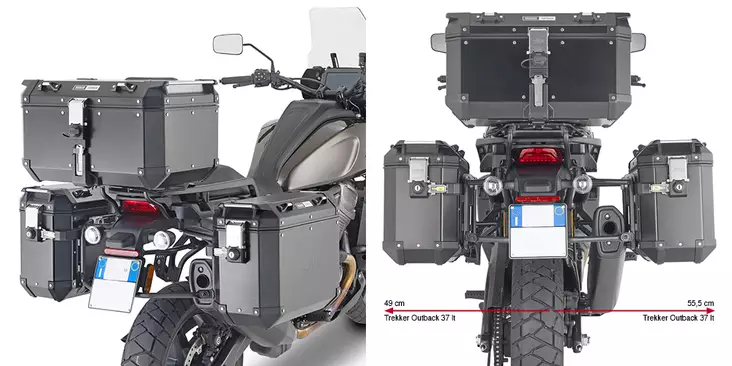 Givi PANN.HOLDER H. PAN AMERICA '21 OUTB - Monteringsatser & Pakethållare - D400894 - 1