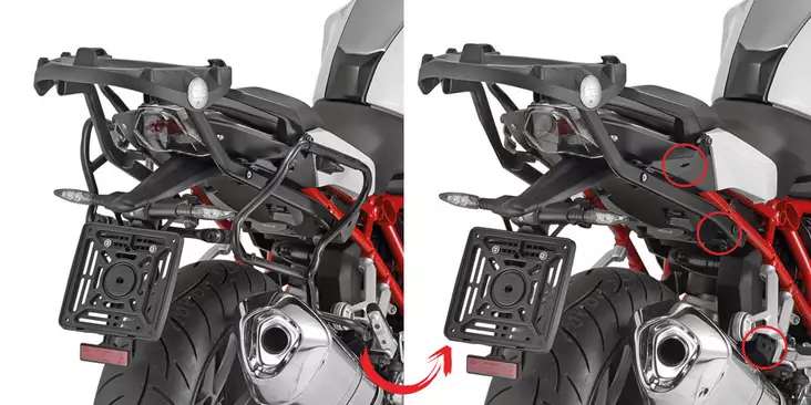Givi Tubular pannier holder for BMW R120 - Monteringsatser & Pakethållare - D95684 - 1