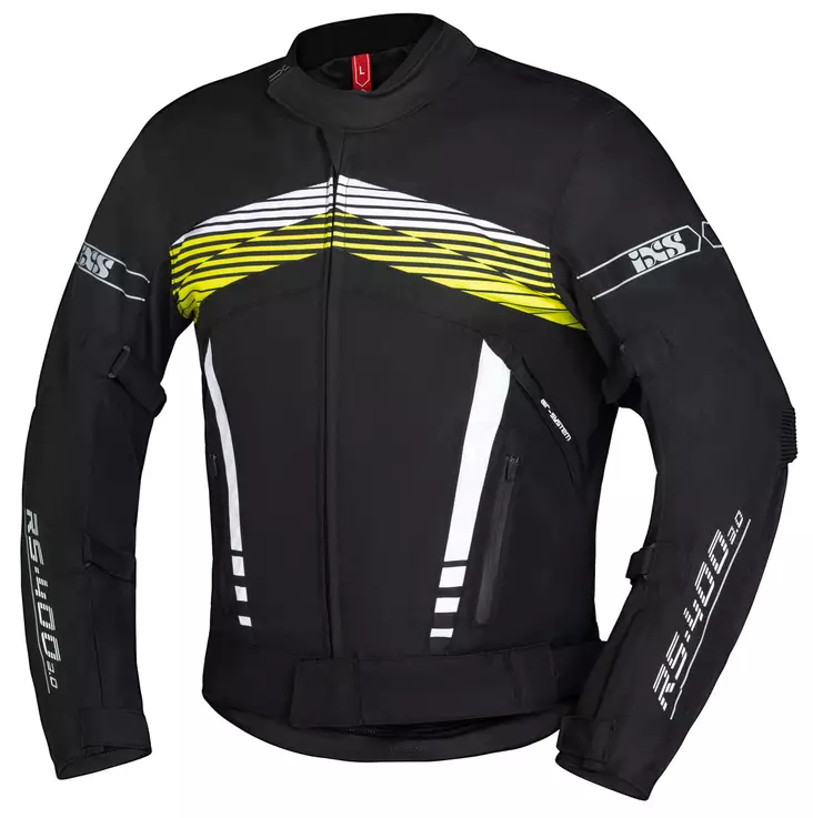 IXS Sports mc-jacket RS-400-ST 3.0 black-yellow - MC Kläder - 75614 - 1