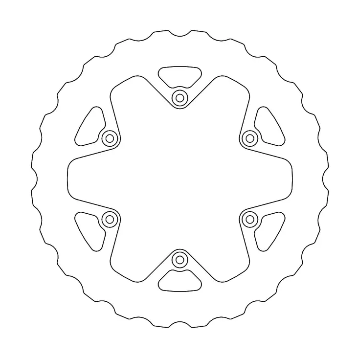 Moto-Master Nitro Mud Bromsskiva bak Yam - Bromsskivor - D134094 - 1