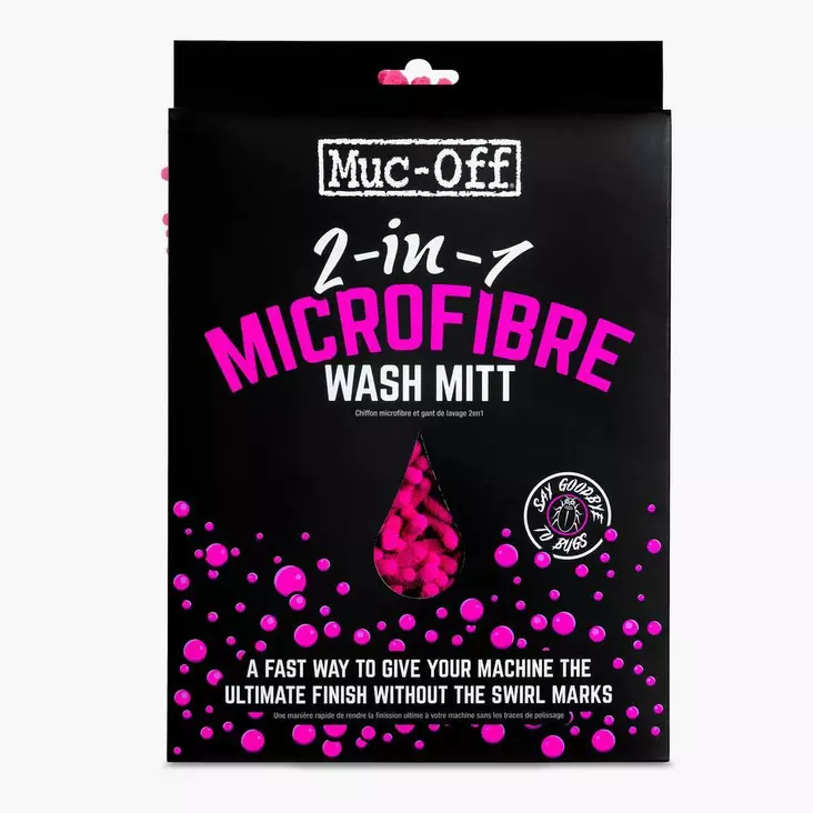 Muc-Off 2in1 Microfibre Wash Mitt - Oljor och Smörjmedel - 75674 - 1