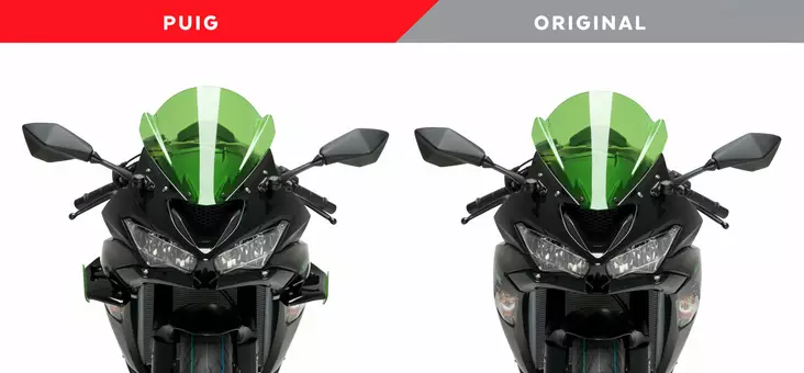 Puig Downforce Spoilers Forkawasaki Zx-6 - Kåpor & Vingar Street - D260704 - 1