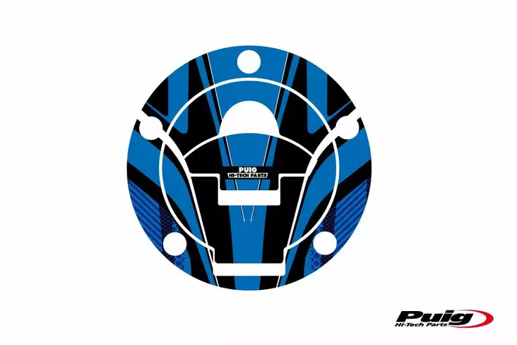 Puig Fuel Cap Cover Radical Ducati C/Blu - Modellspecefika dekaler - D183254 - 1