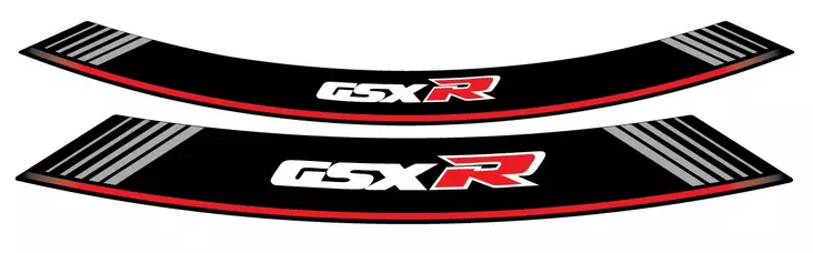 Puig Kit 8 Rim Strips Gsxr C/Silver - Fälgdekaler - D195784 - 0