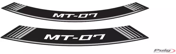 Puig Kit 8 Rim Strips Mt-07 C/Silver - Fälgdekaler - D185784 - 1