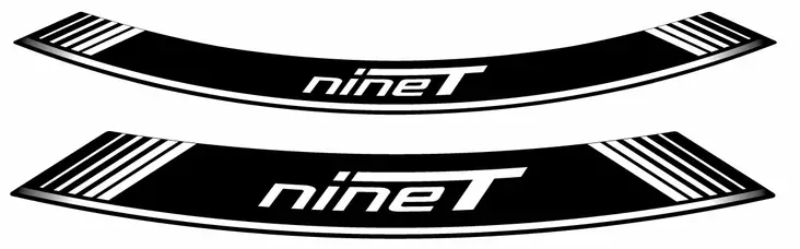 Puig Kit 8 Rim Strips R Nine T C/White - Fälgdekaler - D185774 - 1
