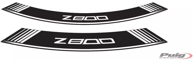 Puig Kit 8 Rim Strips Z800 C/White - Fälgdekaler - D183644 - 1