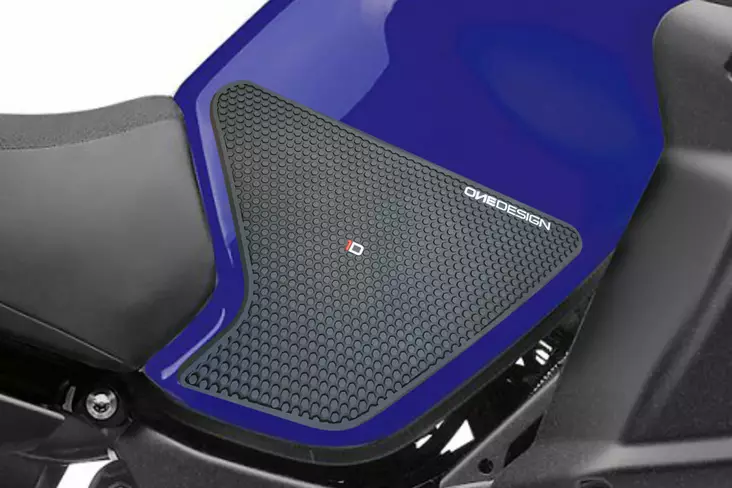 Puig Lateral Tank Pads Yamaha C/Black - Tankskydd - D261134 - 1