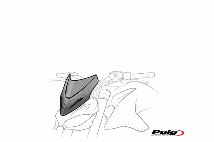 Puig Windscreen New Gen Sport Triumph Tr - Vindskydd - D427174 - 1
