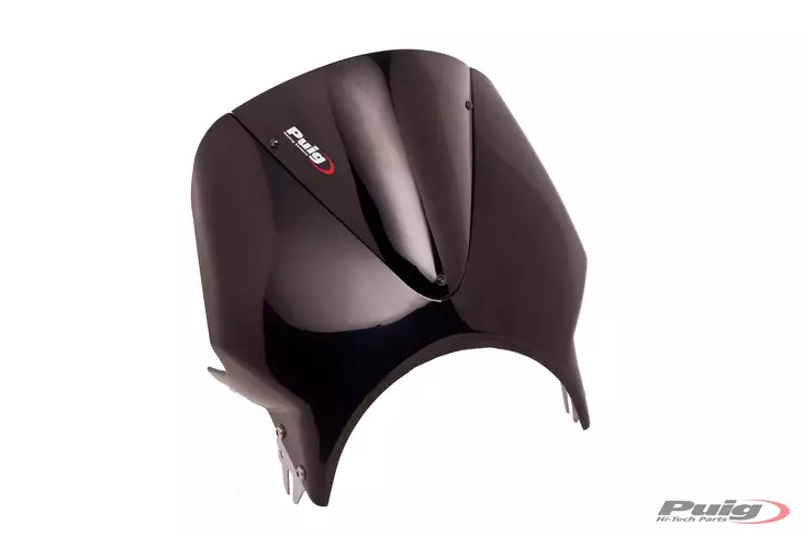 Puig Windscreen Vision Semif. C/Black Sc - Vindskydd - D180044 - 1