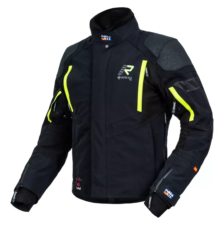 RUKKA SHIELD-R Jacka Svart/Gul - Jackor med membran - D471824 - 1
