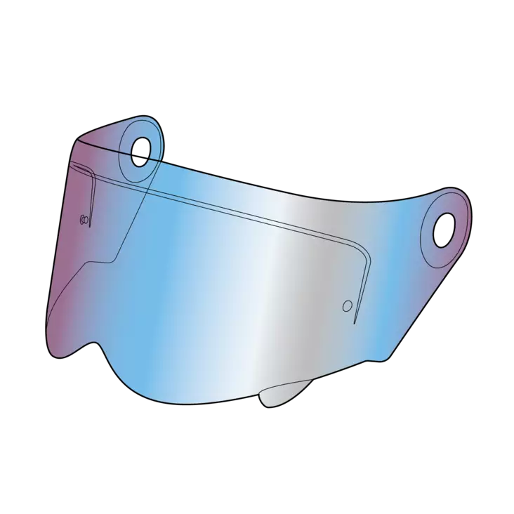 SIMPSON Darksome visir Iridium - Visir - D364264 - 1