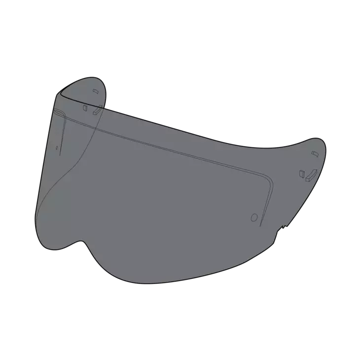 SIMPSON Venom/Speed visir Rök - Visir - D364214 - 1