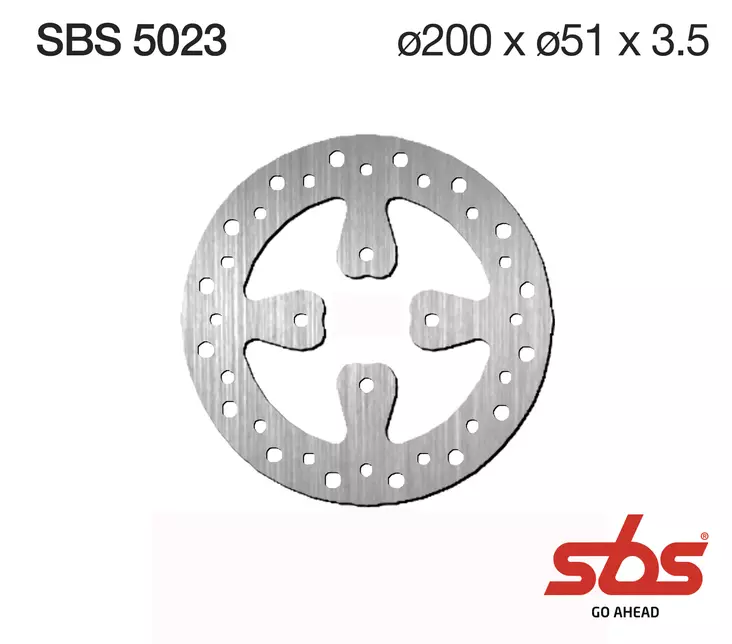 Sbs bromsskiva Standard - Bromsskivor - D131124 - 1