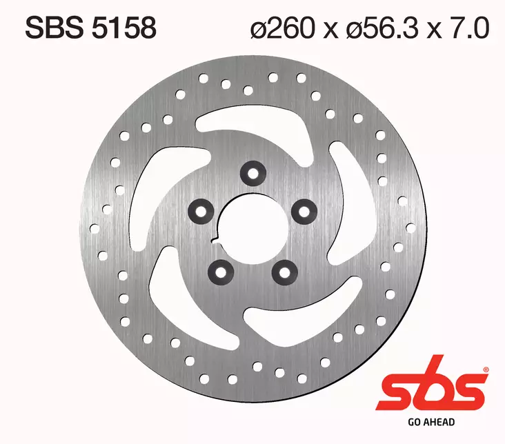 Sbs bromsskiva Standard - Bromsskivor - D131244 - 1