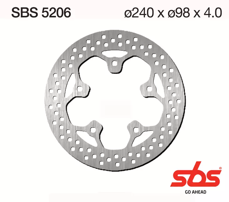 Sbs bromsskiva Standard - Bromsskivor - D131284 - 1