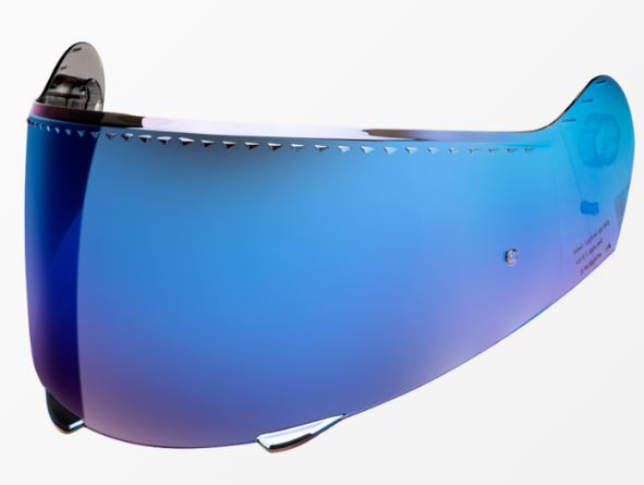 Schuberth R2 blå spegel visir, AF färdig - Visir - D152564 - 1