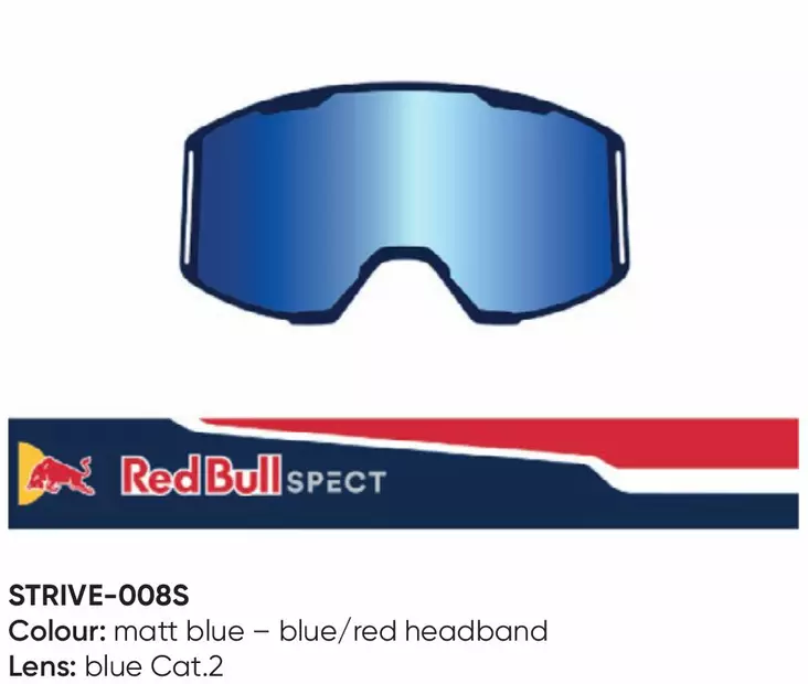 Spect Red Bull Strive MX Goggles Single - Linser & Reservdelar Crossglasögon - D417324 - 1