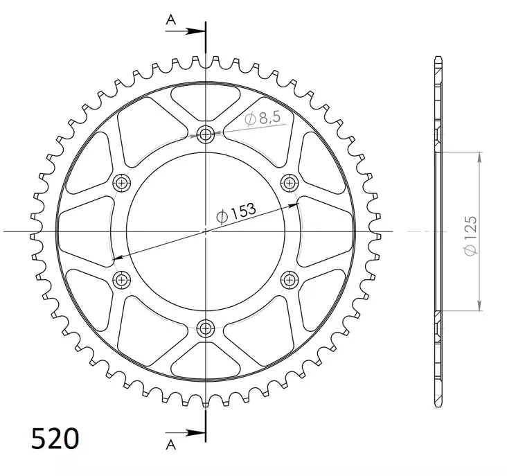 Supersprox Bakdrev Stål 210.47 - Bakdrev - D7004 - 1
