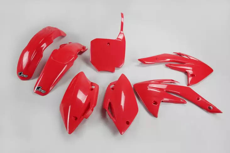 UFO Plastkit 5-delar Röd CRF150 07- - Plastkit - D165374 - 1
