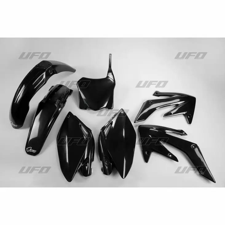 UFO Plastkit 5-delar Svart 001 CRF250 08 - Plastkit - D33604 - 1