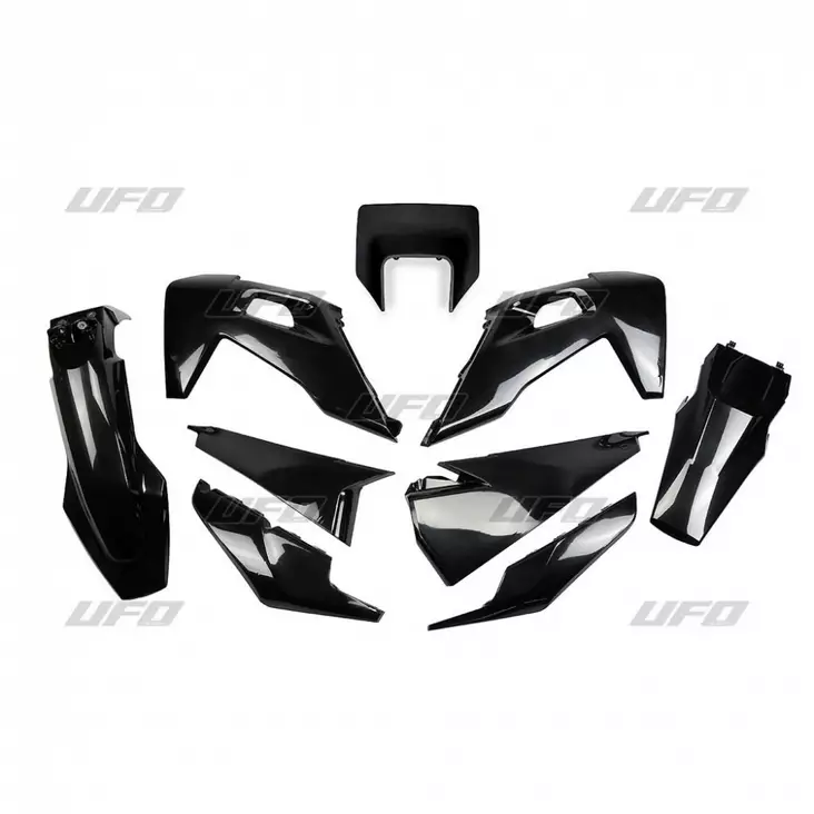 UFO Plastkit 5-delar Svart 001 HVA TE/FE - Plastkit - D255844 - 1