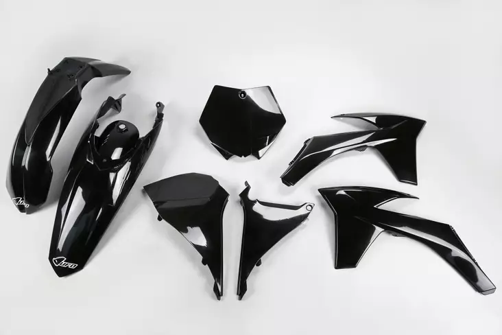 UFO Plastkit 5-delar Svart KTM SX125-525 - Plastkit - D33754 - 1
