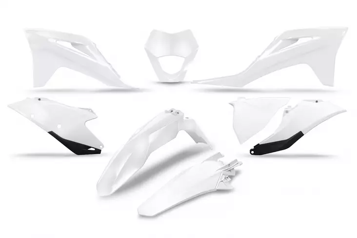 UFO Plastkit 6-delar Vit 041 GasGas EC25 - Plastkit - D369324 - 1