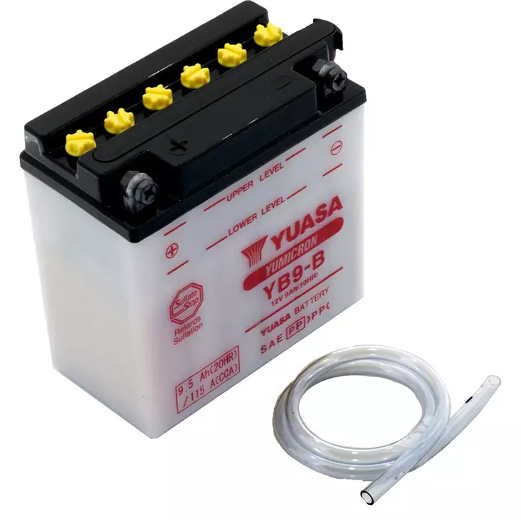 Yuasa Batteri YB9-B (CP) Inkl syra (5) - Batterier - D2634 - 1