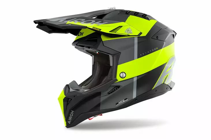 Airoh Hjälm Aviator 3 Monarch Gul Matt - Crosshjälmar - D487064 - 1