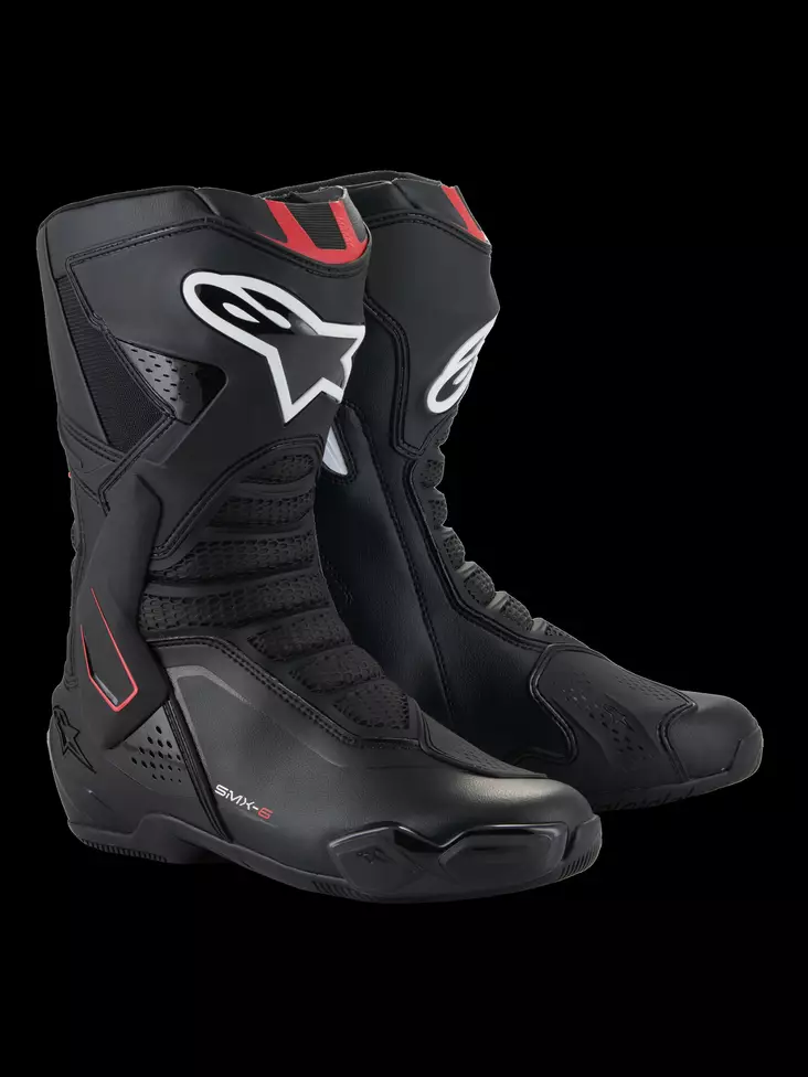 Alpinestars Boots SMX-6 v3 Svart/Vit/Röd - MC Stövlar - D485814 - 1