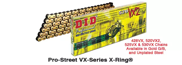 D.I.D 428VX G&B Chain+Connecting link (F - Kedjor 428 - D129694 - 1