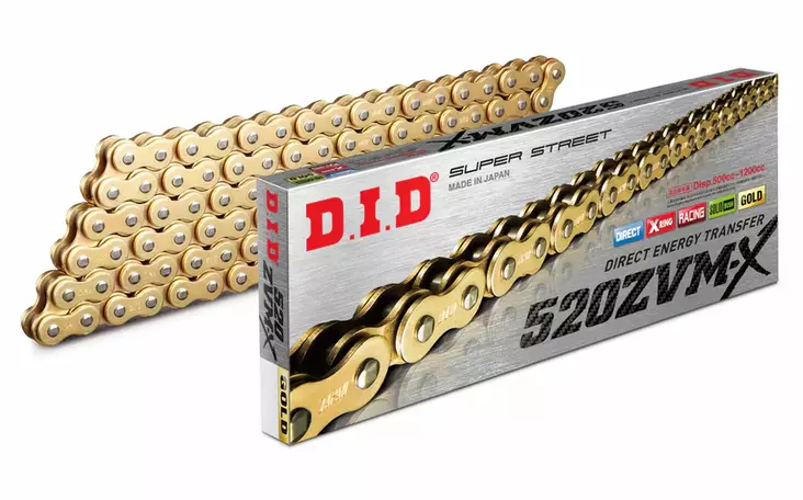 D.I.D 520ZVM-X G&G Chain+Connecting link - Kedjor 520 - D508504 - 1