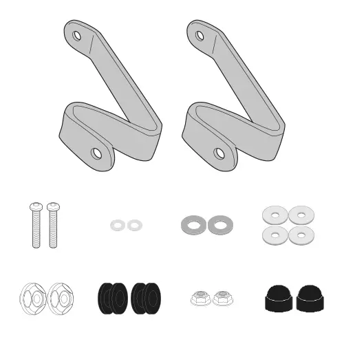 Givi KIT SPOILER 1190DT - Vindskydd - D422824 - 1