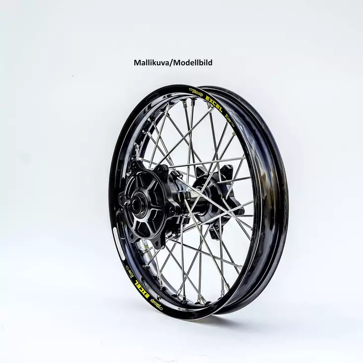 Haan wheel Tenere 700 18-2,50 BLACK HUB/ - Kompletta Hjul - D540284 - 1