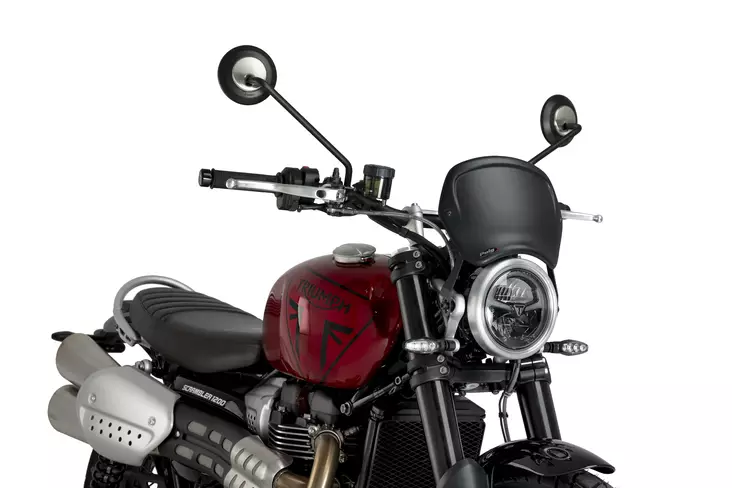 Puig Front Plate Abs Triumph Scrambler 1 - Vindskydd - D504214 - 1