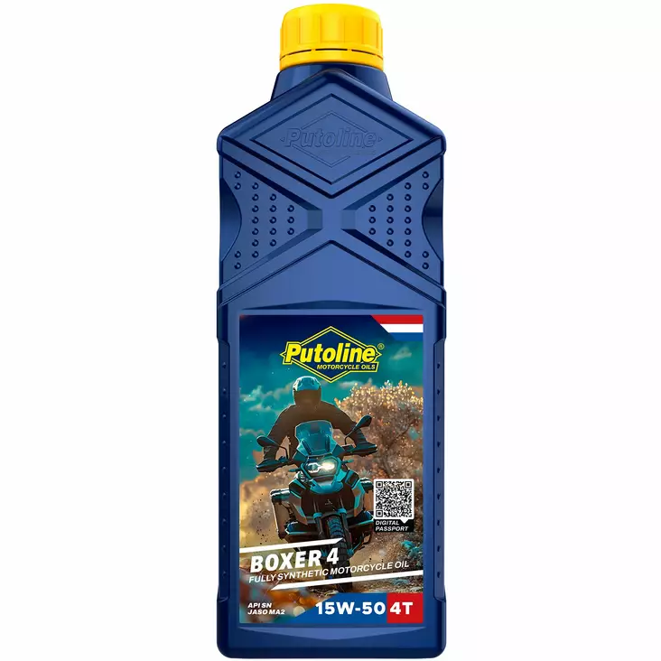 Putoline Boxer 4 15W-50- 1L (12) - Motorcykeloljor 4T - D526904 - 1