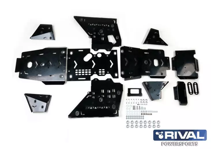 Rival Bukplåt plast 8mm CF Moto C6 Pro 2 - Hasplåtar - D542594 - 1