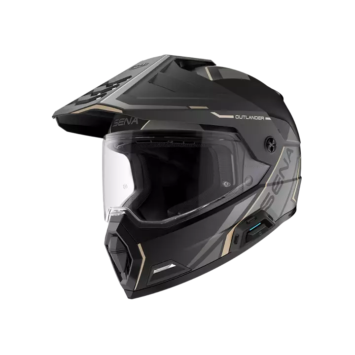 Sena Hjälm Outlander Mattsvart - Integralhjälm - D529174 - 1