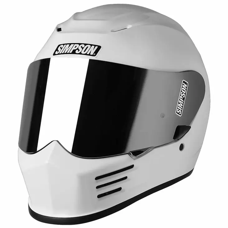 SIMPSON Hjälm Speed 06 solid white - Integralhjälm - D471604 - 1