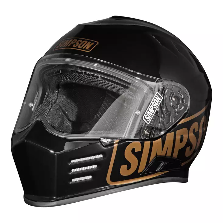 SIMPSON Hjälm Venom Logo ST Svart - Integralhjälm - D488274 - 1