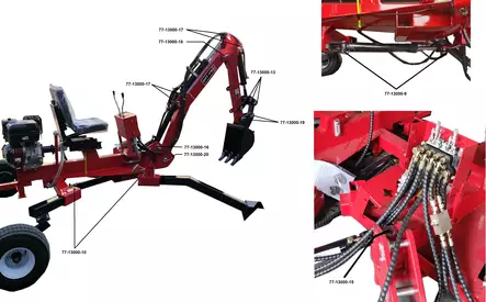 Bronco Sprint 40x136mm kranarmsfäste bom - Tillbehör - D390295 - 2