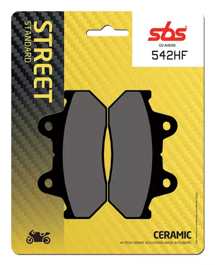 Sbs Bromsklossats Ceramic - Bromsbelägg - D106775 - 2