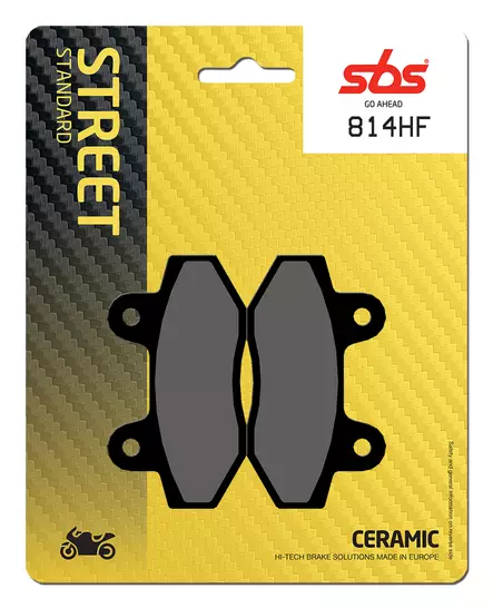 Sbs Bromsklossats Ceramic - Bromsbelägg - D107075 - 2