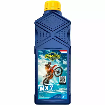 Putoline MX7- 1L (12) - Motorcykeloljor 2T - D526775 - 1