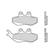 Brembo Bromsklossats Maxi-Scooter - Bromsbelägg - D114235 - 1
